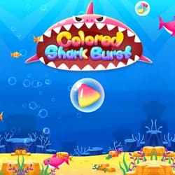 Colored Shark Attack