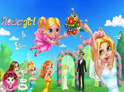 Flower Girl Wedding Day