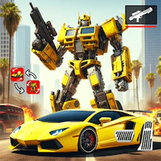 Transform Car Battle Speed Race